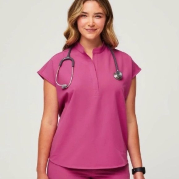 Figs Electric Orchid Rafaela Scrub Top - Picture 1 of 2